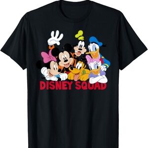 Disney Black "Disney Squad" Character Graphic Skirt